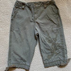 Jones Wear Jeans - Green Shorts